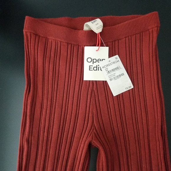 **SOLD**Open Edit Split Leg Lounge Pants - Picture 1 of 3